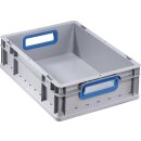 Transportstapelbehälter L400xB300xH120mm grau PP...