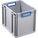 Transportstapelbehälter L400xB300xH320mm grau PP...