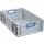 Transportstapelbehälter L600xB400xH170mm grau PP offener Griff blau