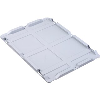 Stülpdeckel PP L400xB300mm grau f.Transportstapelkasten ALLIT