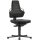 Arbeitsdrehstuhl Nexxit Gleiter Integralschaum schwarz Griff grau 450-600mm