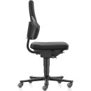 Arbeitsdrehstuhl Nexxit Rl.Integralschaum schwarz Grifffarbe grau 450-600mm