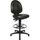 Arbeitsdrehstuhl Tec 50 Bodengleiter+Fußring...