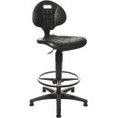 Arbeitsdrehstuhl Tec 20 Bodengleiter+Fußring...