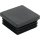 Rohrstopfen für Quadratrohr Länge 120mm Breite 120mm PE schwarz mit Lamellen