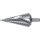 Stufenbohrer Bohrber.4-39mm HSS Spiralnut Z.2 Stufen 13 RUKO