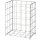 Abfallbehälter H630xB410xT255ca.mm Metall 60l ELOS