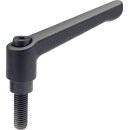 Verstellbarer Klemmhebel GN 300 d1 M 10mm l1 78mm l2 32mm...