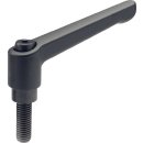Verstellbarer Klemmhebel GN 300 d1 M 12mm l1 92mm l2 40mm...