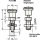 Rastbolzen GN 817 d1 16mm d2 M24 x 2mm l1 20mm Stahl,o.Rastsperre,m.Kontermutter