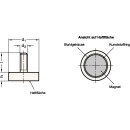 Haltemagnet GN 50.3 d1 32 ± 0,1mm d2 M 6mm...