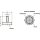 Haltemagnet GN 50.3 d1 32 ± 0,1mm d2 M 6mm Neodym,Eisen,Bor ND GANTER