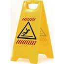 Warnschild Achtung Rutschgefahr Piktogramm B 300xH 570mm...