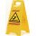 Warnschild Achtung Rutschgefahr Piktogramm B 300xH 570mm signalgelb/schwarz/rot