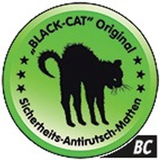 Sicherheitsantirutschmatte BLACK-CAT orig.-BC- L0,8m B1,2m D3,3mm 1 Matte WADO