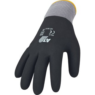 Handschuhe Hit Flex V Gr.10 schwarz/grau EN 388 PSA II ASATEX