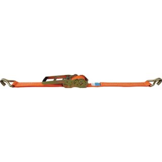 Zurrgurt DIN EN 12195-2 L.8m B.50mm Getriebezugratsche+Spitzh.
