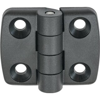 Scharnier H.48mm B.58mm S.8,3mm PA schwarz VORMANN