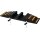 Gummi-Schlauchbrücke L850xB380xH90mm 6 Reflektorstreifen