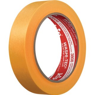 Abdeckband 3808 WASHI-TEC® Premium Goldkrepp® glatt gelb L.50m B.48mm Rl.KIP