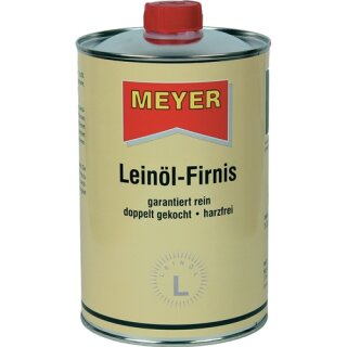 Leinöl-Firnis honigfarben 1l Dose MEYER