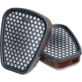 Gasfilter 6051i EN 14387:2004+A1:2008 A1 3M