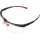 Schutzbrille Adaptec EN 166-1FT Bügel schwarz/rot,Scheibe klar HONEYWELL