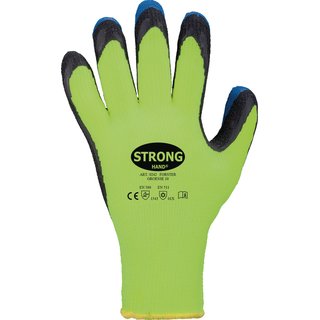 Handschuhe Forster Gr.10 neon-gelb/blau EN 388,EN 511 PSA II PES m.Latex