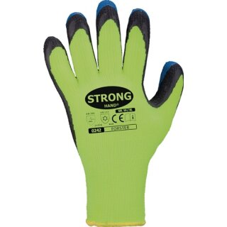 Handschuhe Forster Gr.11 neon-gelb/blau EN 388,EN 511 PSA II PES m.Latex