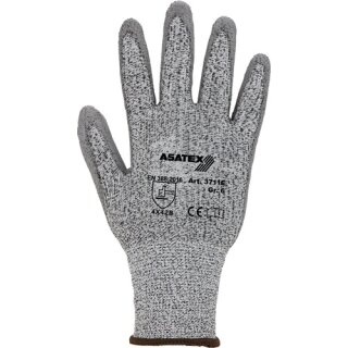 Schnittschutzhandschuhe Gr.11 grau/grau EN 388 PSA II HDPE m.PU 10 PA ASATEX