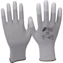 Handschuhe Gr.10 grau/weiß EN 388,EN 16350 PSA II