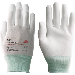 Handschuhe Camapur Comfort 616 Gr.9 weiß EN 388 PSA II 10 PA