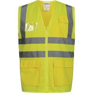 Warnweste ALBIN Gr.L gelb EN ISO 20471 Kl.EN ISO 13688 SAFESTYLE