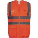 Warnweste EWALD Gr.M orange EN ISO 20471 Kl.EN ISO 13688...