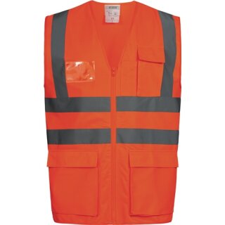 Warnweste EWALD Gr.XL orange EN ISO 20471 Kl.EN ISO 13688 SAFESTYLE