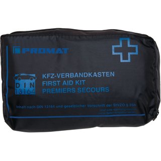 KFZ Verbandtasche ultraTRAFFIC BAG B150xH70xT240ca.mm schwarz PROMAT