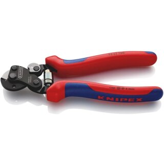 Drahtseilschere L.160mm pol.Mehrkomp.-Hüllen KNIPEX