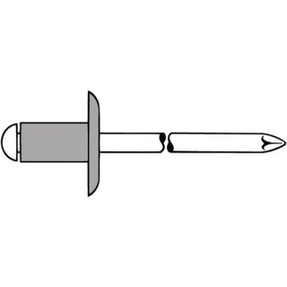 Blindniet Nietschaft dxl 5,0x20,0mm K11 Alu/Stahl 250 St.GESIPA