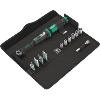 Drehmomentschlsselset Click-Torque A 6 Set 1 20tlg.2,5-25 Nm 1/4 Zoll WERA