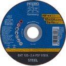 Trennscheibe PSF STEEL D125x2,4mm ger.STA Bohr.22,23mm PFERD