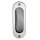 Schiebetürmuschel 4212 Blind Länge 120mm Breite 40mm Alu F1 oval