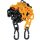 Absperrkette PP gelb/schwarz 9mm L.3m m.2 Universalhaken