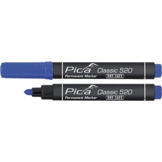 Permanentmarker Classic blau Strich-B.1-4mm Rundspitze PICA