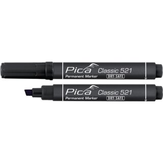 Permanentmarker Classic schwarz Strich-B.2-6mm Keilspitze PICA