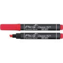Permanentmarker Classic rot Strich-B.2-6mm Keilspitze PICA