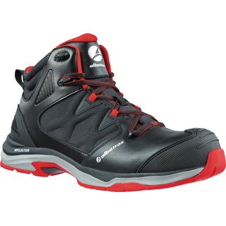 Sicherheitsstiefel ULTRATRAIL BLACK MID Gr.41 schwarz/rot Leder