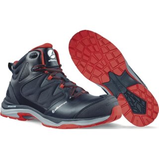 Sicherheitsstiefel ULTRATRAIL BLACK MID Gr.44 schwarz/rot Leder