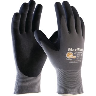 Handschuhe MaxiFlex Ultimate 34-874 Gr.7 grau/schwarz Nyl.m.Nitril EN 388 Kat.II