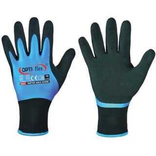 Handschuhe Winter Aqua Guard Gr.9 schwarz/blau EN 388,EN 511 PSA II OPTIFLEX