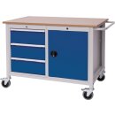 Werkbank B1250xT750xH935mm Buche Multiplex...